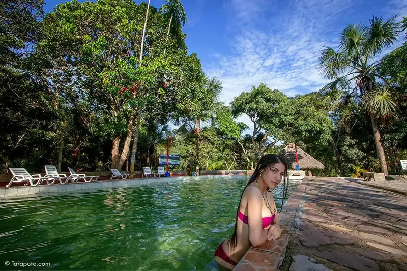 Baños Termales de San Mateo a 3 km del Hotel Arenas del Mayo en Moyobamba